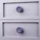 Purple Ceramic Button Knob