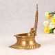 Beautiful Handmade Brass Gajalaxmi Oil Lamp for Prayer