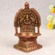 South Indian Brass Gajlakshmi Oil Lamp for Prayer Room