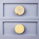 Round Natural Wooden Dresser Knob