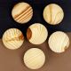 Round Natural Wooden Dresser Knob