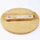 Round Natural Big Wooden Dresser Handle (10 Inch)