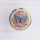 Handcrafted Multicolor Butterfly Ceramic furniture Knob With Gold Work