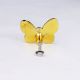 Decorative Golden Butterfly Metal Drawer Knob
