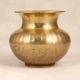Brown Finest Brass Holy Water Pot Lota for Decoration