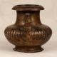 Vintage Handmade Brass Holy Water Pot with Spout