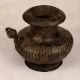 Dark Finish Vintage Brass Holy Water Pot with Spout