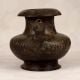 Dark Finish Vintage Brass Holy Water Pot with Spout