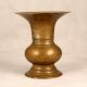 South Indian Brass Flower Pot for Home and Office Decor