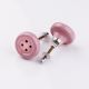 Pink Ceramic Button Knob