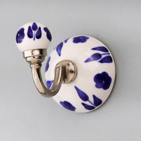 Blue Floral Hooks
