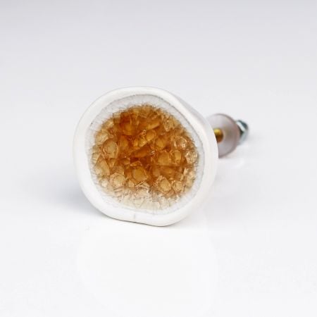 Brown Ceramic Cabinet Knob