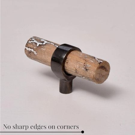 Etched Wooden Door Knobs Drawer Pulls