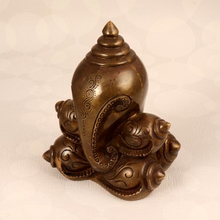 Handmade Brass Lord Ganesha Statue in Himalayan Art