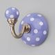 Slate Blue Dotted Hooks