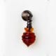 Handmade Amber Glass Bee Hive Pull Teardrop Wardrobe Knob