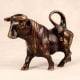 English Art Handmade Brass Statue of Fighting Bull for Decor