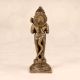 Silver Finish Brass Lord Hanuman Statue for Prayer Room