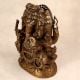 Handcrafted Brass Five Head Lord Ganesha Statue for Prayer Room