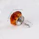 Amber Melon Glass Knob (1)