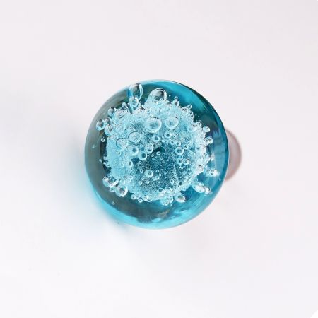 Light Blue Bubble Cabinet Knobs