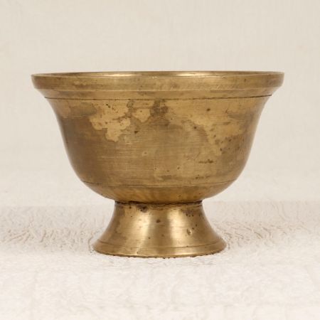 Vintage Finest Brass Kumkum Tilak Bowl for Prayer Room