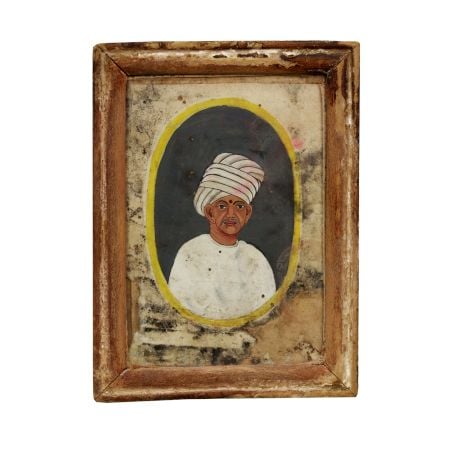 Beautiful Vintage Paper Painting for Wall Hanging from Rajasthan