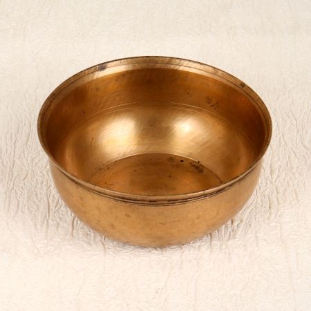 Vintage South Indian Brass Holy Bowl for Prayer Room