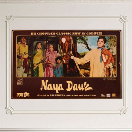 Beautiful Vintage Naya Daur Movie Print for Collection