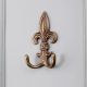 Fleur De Lis Iron Hooks