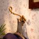 Brass Cobra Hook Peg For Coat Hat Umbrella
