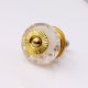 Clear Bubble Glass Cabinet Knobs