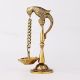 Indian Brass Parrot Hanging Diya Oil Lamp