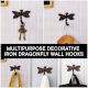 Antique Iron Dragonfly Key Wall Hooks