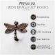 Antique Iron Dragonfly Key Wall Hooks