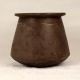 Dark Brown Vintage Brass Holy Pot in South Indian Art