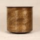 Handcrafted Vintage Brass Pot in Brown Finish for Decor