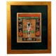 Vintage Old Paper Painting of Lord Krishna for Prayer Room
