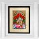 Tanjore Art Print of Goddess Laxmi in South Indian Art