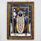Vintage Lord Krishna Paper Painting from Rajasthan for Hanging