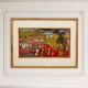Vintage Ramayana Paper Print in Frame for Decoration