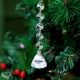 10 Strand- 10 Crystal Drop and 100 Beads Clear Chandelier Replacement Glass Christmas Ornaments