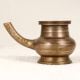Sturdy Vintage Brass Pot with Spout for Home Decoration