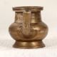 Sturdy Vintage Brass Pot with Spout for Home Decoration