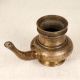High-Quality Brass Holy Pot with Spout from South India