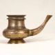 High-Quality Brass Holy Pot with Spout from South India