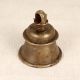 Indian Bell Metal Temple Bell in Brown Finish for Hanging