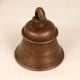Brown High-Quality Temple Bell Made of Bell Metal for Decor