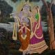 Beautiful Radha Krishna Tanjore Painting in Frame for Hanging