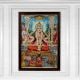 Vintage Santoshi Mata Print in Frame for Prayer Room